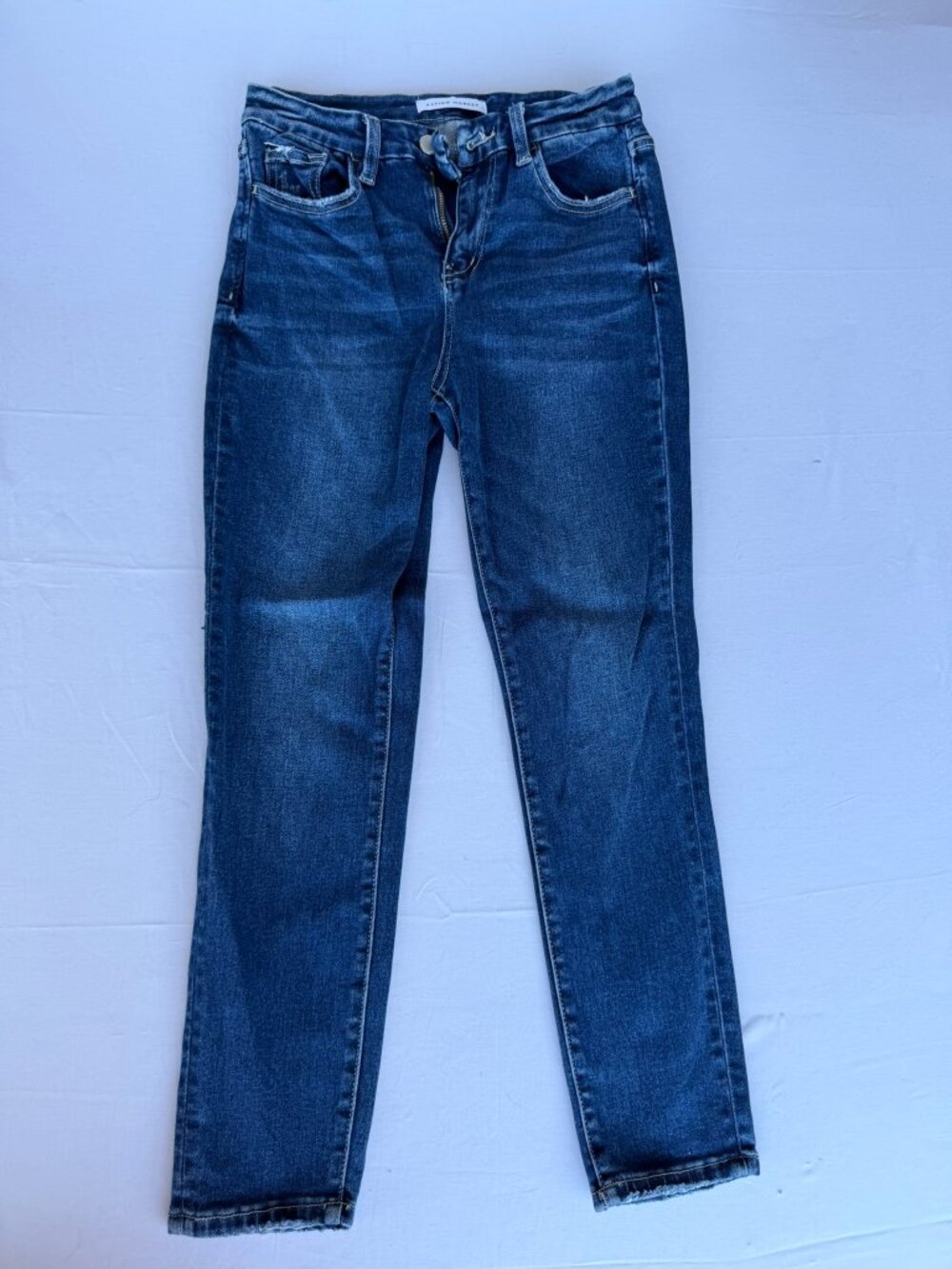 Flying Monkey Skinny Jeans Medium Wash Distressed Sz 27